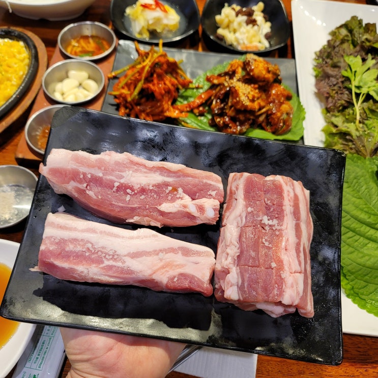  선릉역 삼겹살 - 반찬부터 고기까지 다 맛있었던 마초갈비! 나만 알고 싶은 숨은 맛집~