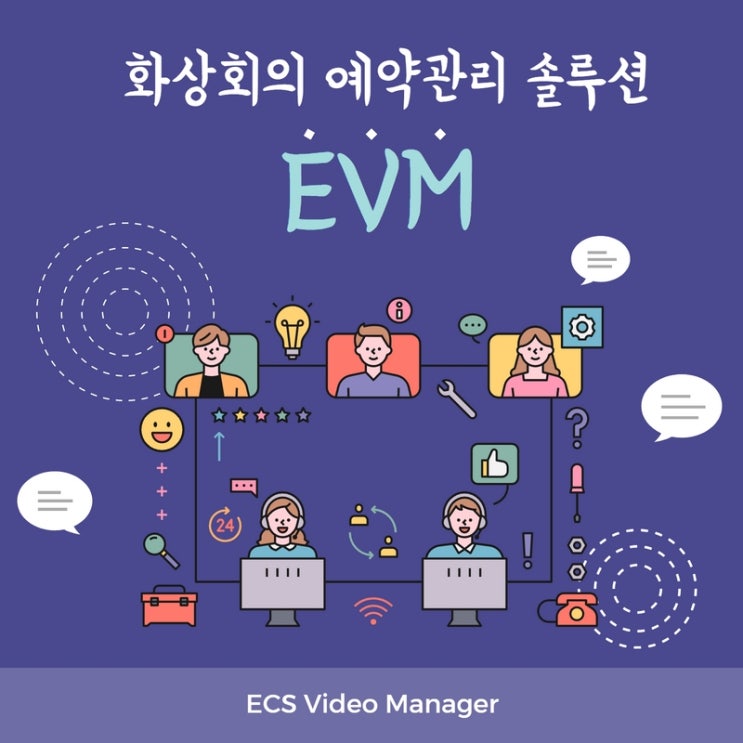  화상회의 예약관리 솔루션 EVM