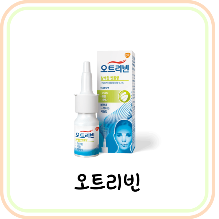  [코막힘 스프레이] 오트리빈 부작용/사용법/가격 요약 (# 코막힘 뚫는법)