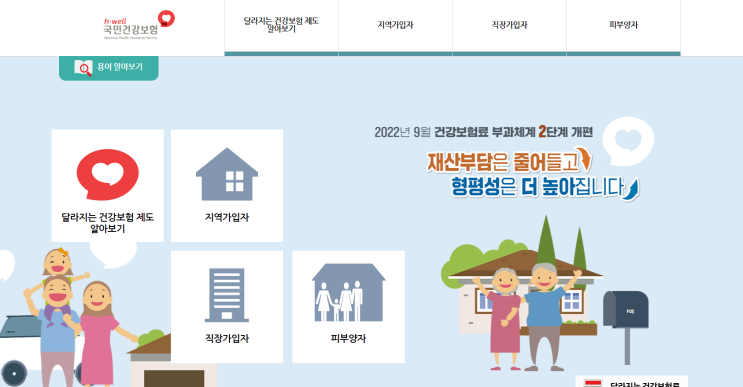  주택금융부채 지역가입자 건강보험료공제 알아보기