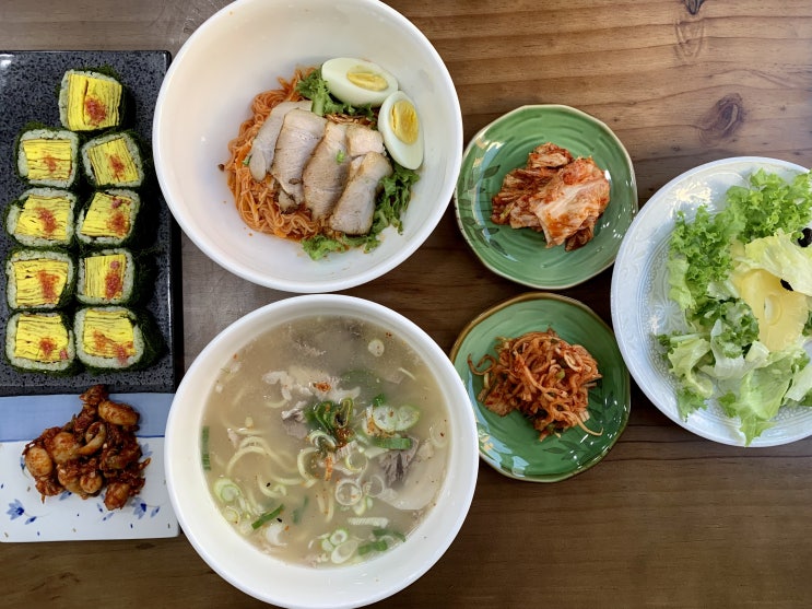  울산 태화동 맛집 고기국수와 감태계란김밥의 태화국수