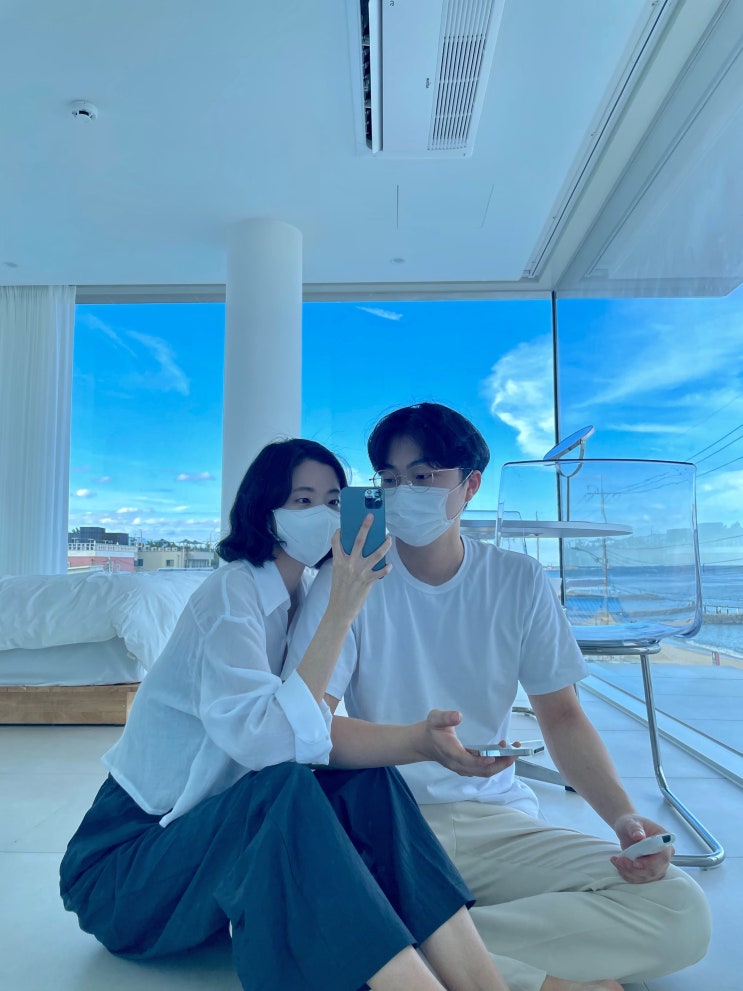  강릉 주문진 'MUA(무아)'303호        오션뷰감성숙소