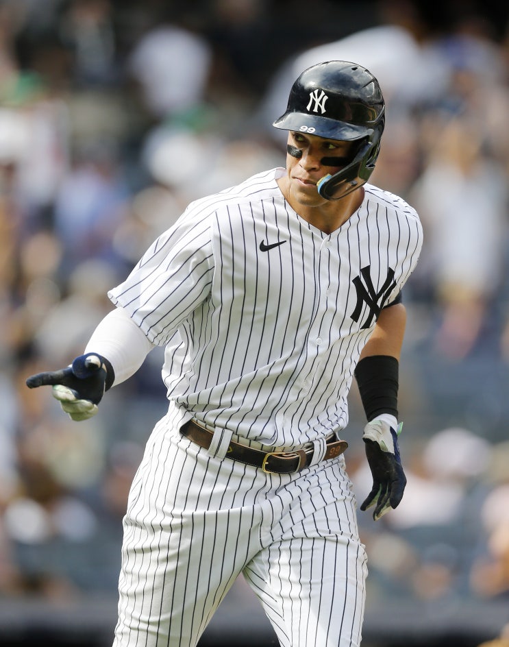 [오늘의 MLB] 애런 저지, 시즌 54호 <b>홈런</b>...'65<b>홈런</b> 페이스'
