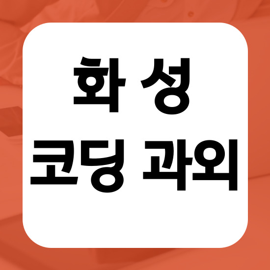  봉담 코딩과외 초등 중등 향남 코딩학원 남양 중학생 일대일 기초