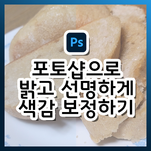  [포토샵 강의] 밝고 선명하게 색감 보정하기