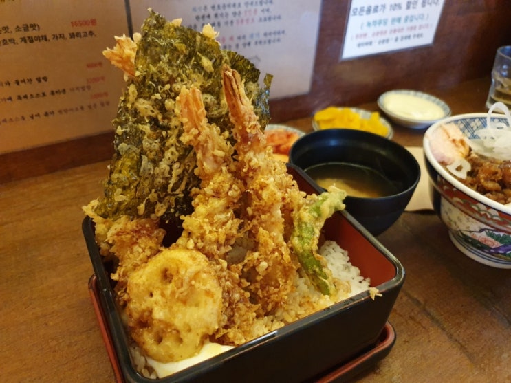  대전 반석역 맛집 - 무라텐 텐동, 소로소로 카페