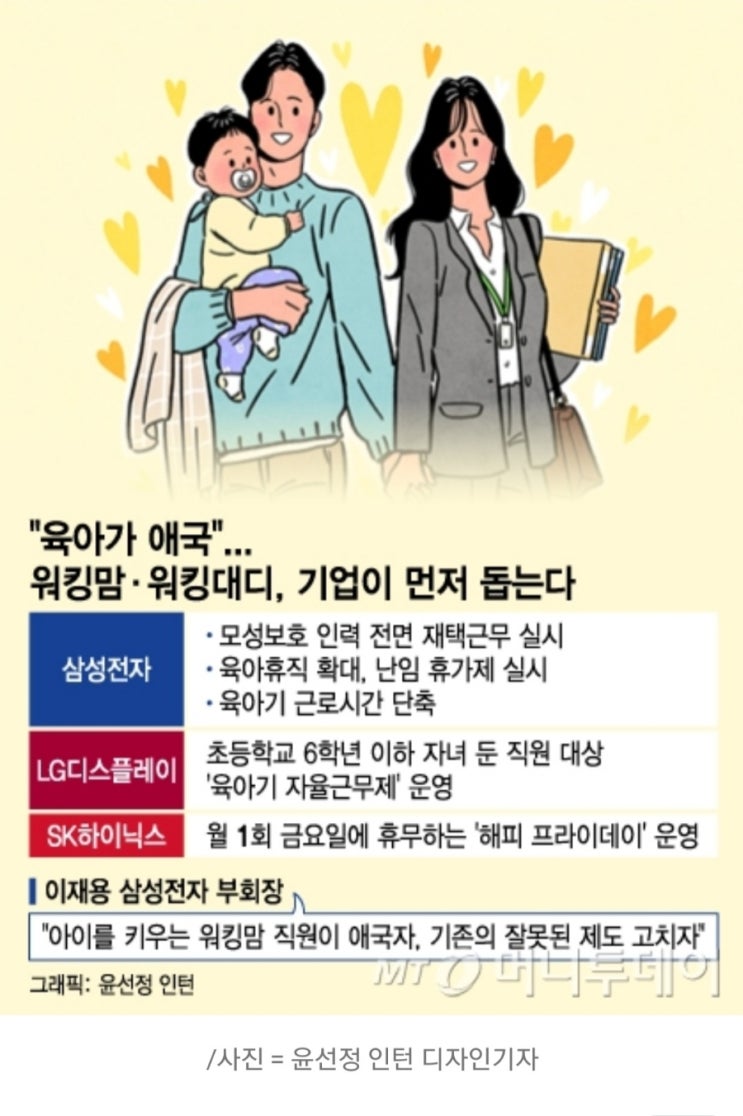  일, 가족 양립 육아 제도 개선