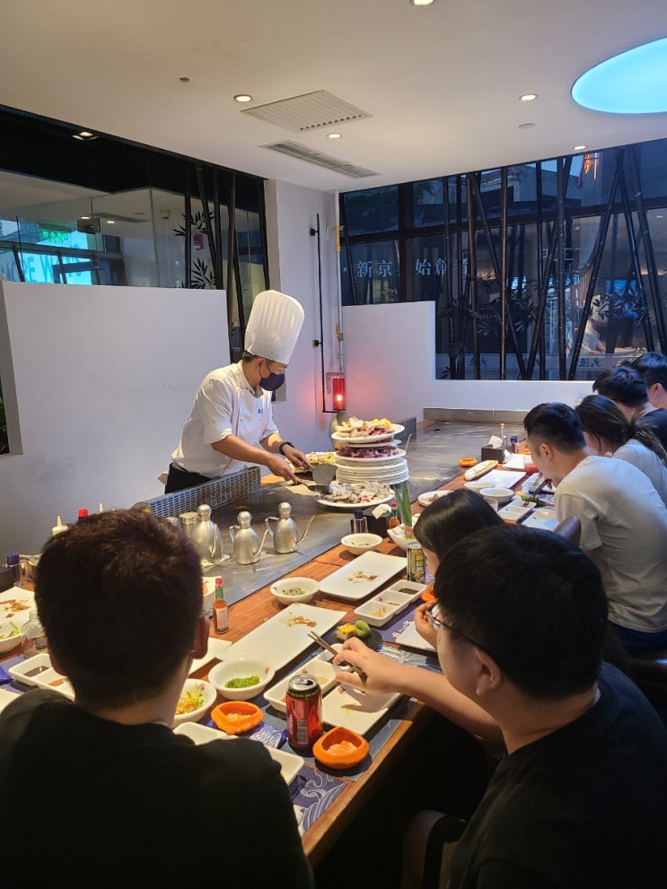  TAIRYO（大渔之观) 데판야끼 스시 뷔페:북경맛집; 생일을 맞이하여