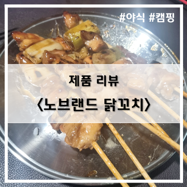  [제품 리뷰] 노브랜드 숯불데리야끼 파닭꼬치 간단 리뷰~!