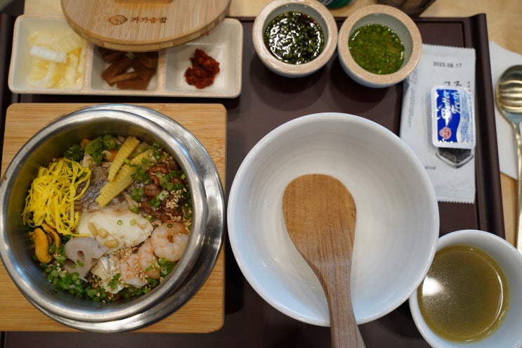  대전 맛집 용산동 현대프리미엄아웃렛 식당 가가솥밥