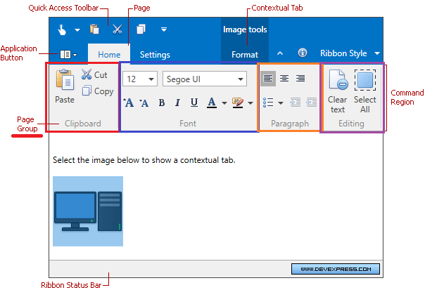  [WPF_DevExpress] RibbonPageGroup