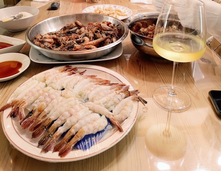  삼척번개시장 보리새우 가을이 제철