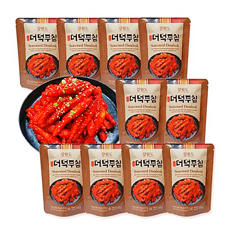  강원도 산골 더덕무침