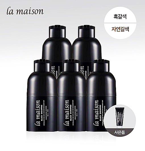  라메종 컬러체인지 염색 샴푸 블랙 샴푸