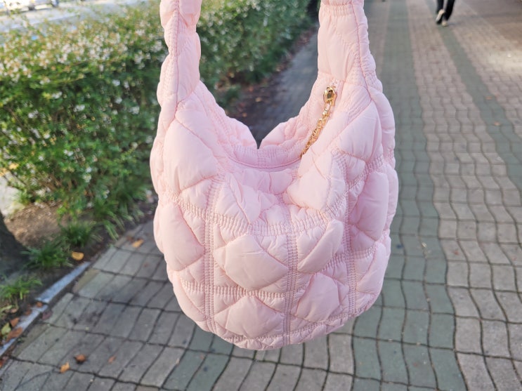  [칼린소프트백] 소프트백M 퐁실퐁실 핑크솜사탕 들고다니는 느낌
