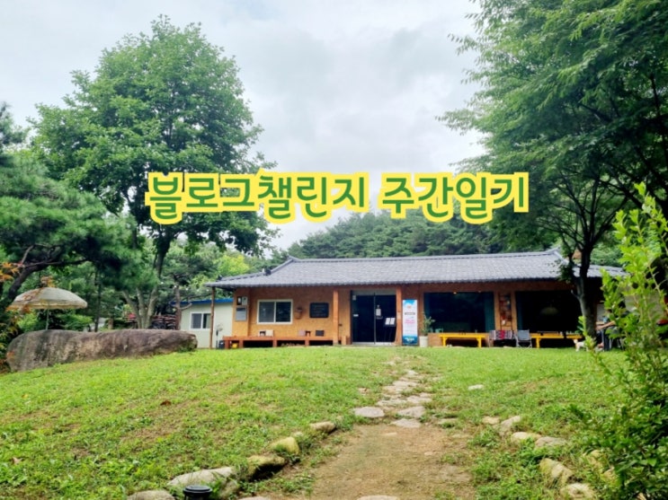 [블챌] 주간일기 챌린지 9/2~9/8