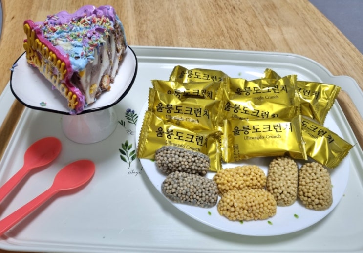  울릉도 초코크런치로 심심할때마다 달달한 간식으로 제격!