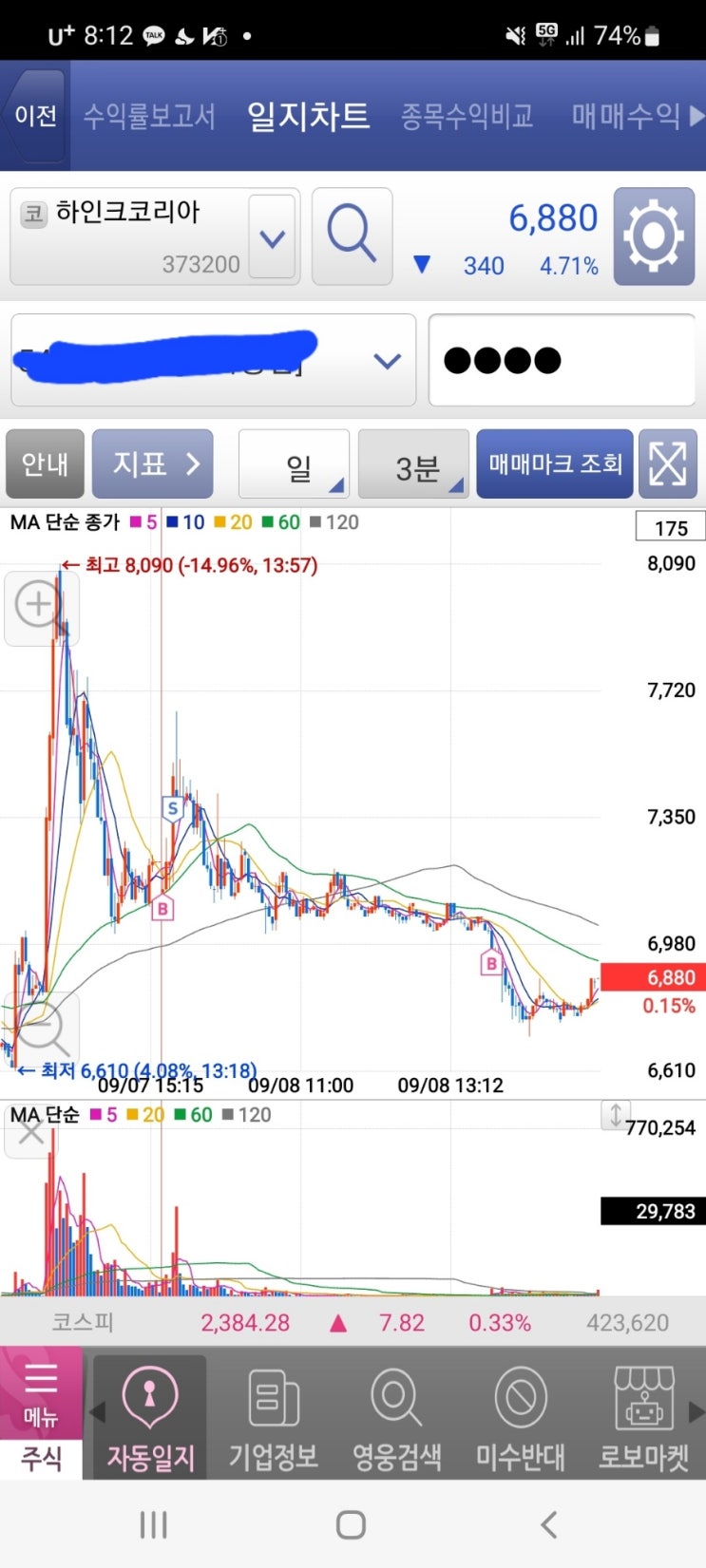  9.8  매매일지