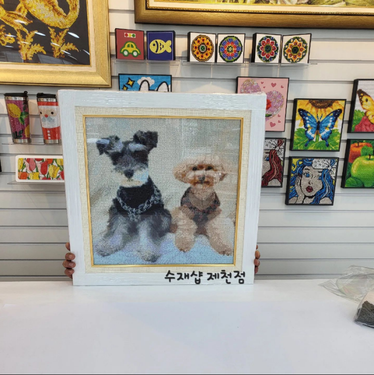  ㆍ보석십자수 수재샵 제천점ㆍ 고객님 완성작품