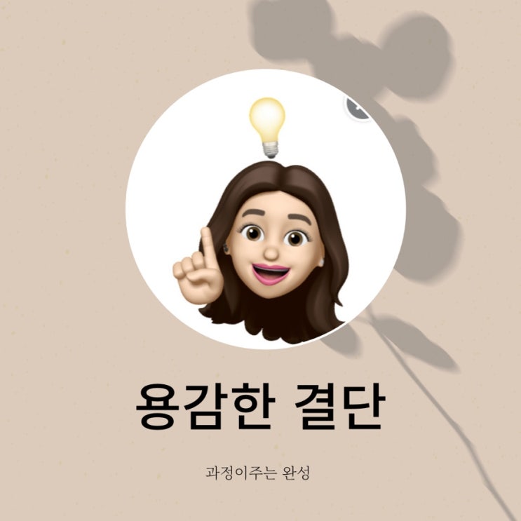 완벽주의를 꿈꾸지만 사실은 게으른 나에게 하고싶은말