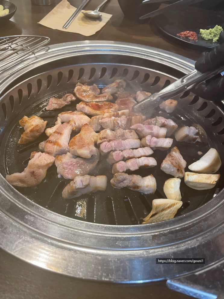 내돈내산 검단산 근처 맛집 - 캠핑장 삼겹살 식당 &lt;만돈만리&gt;