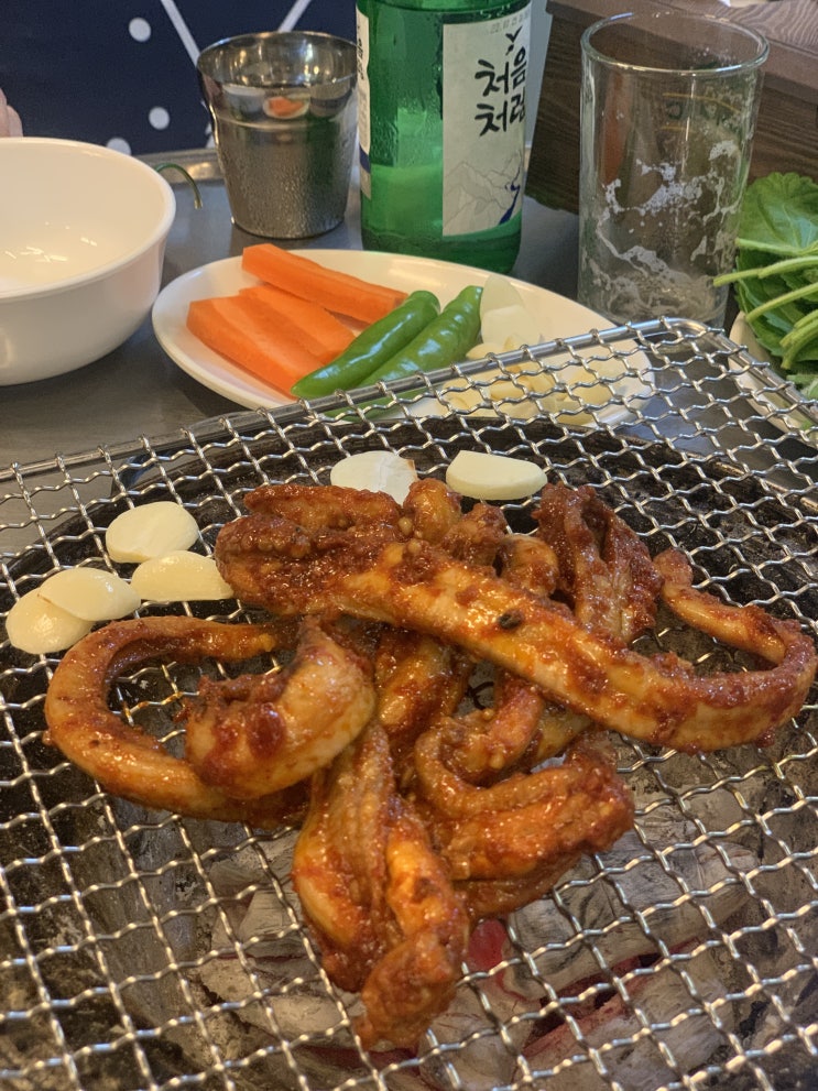  산본맛집, 자갈치 숯불 꼼장어