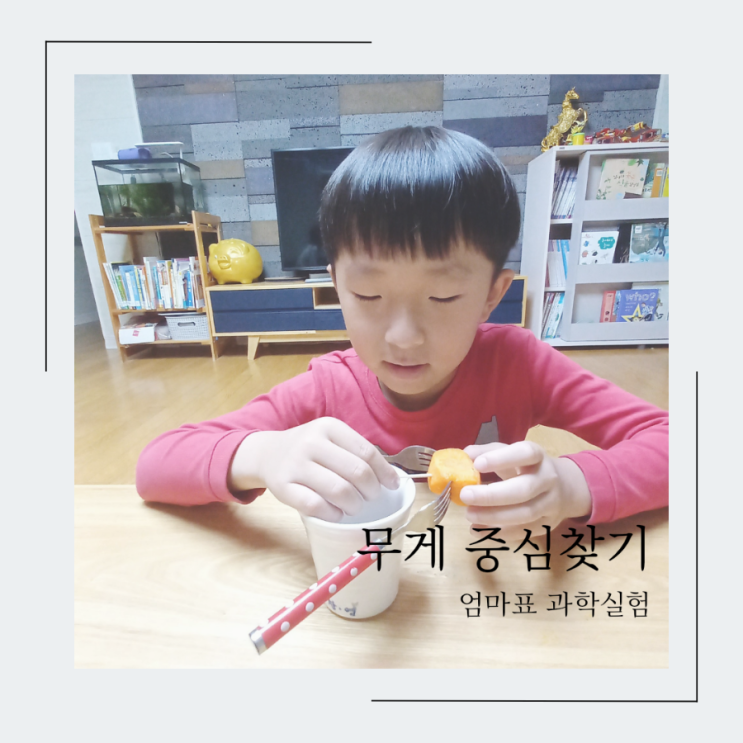  [과학실험] 무게중심 알아보기