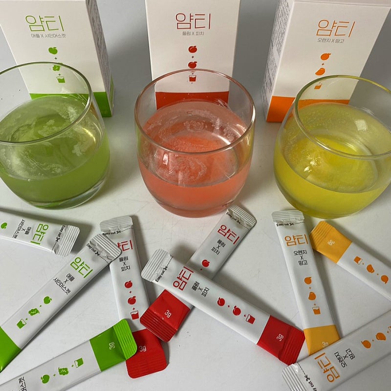 얌티 맛있는 비타민워터 / 맛있는 물 마시면서 수분 보충!