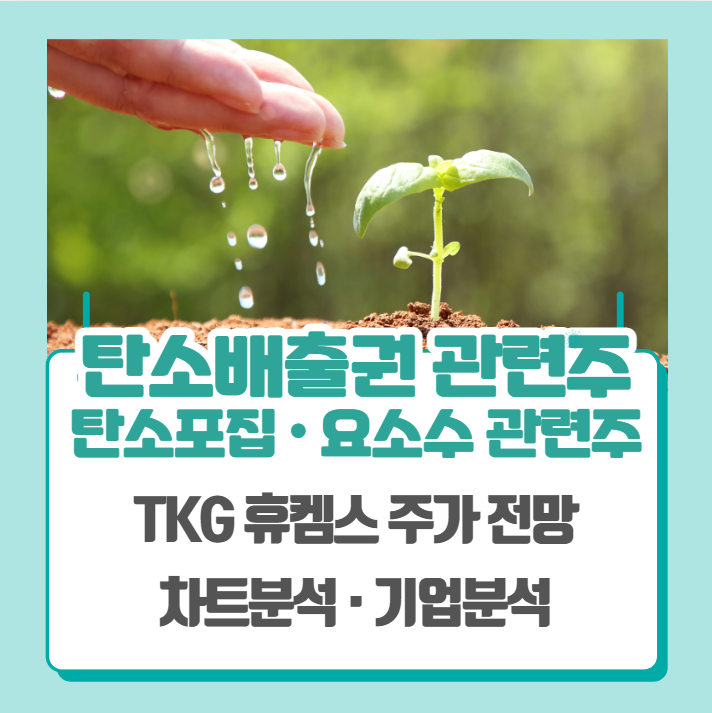  탄소배출권 관련주, 탄소포집 관련주, 요소수 관련주(TKG 휴켐스 주가 차트분석)