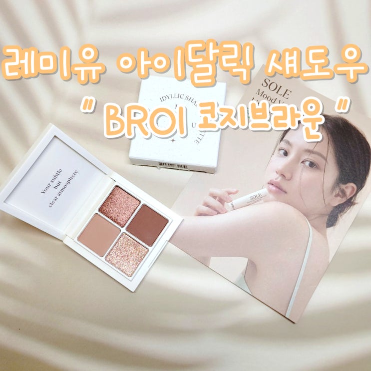  레미유 아이달릭 섀도우 팔레트 이벤트로3,900원에 구매한후기/내돈내산