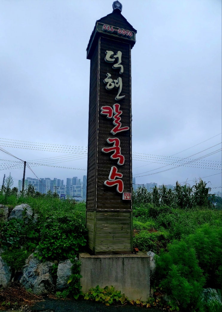  갤러리가 있는 진천 해물칼국수 덕현칼국수!!