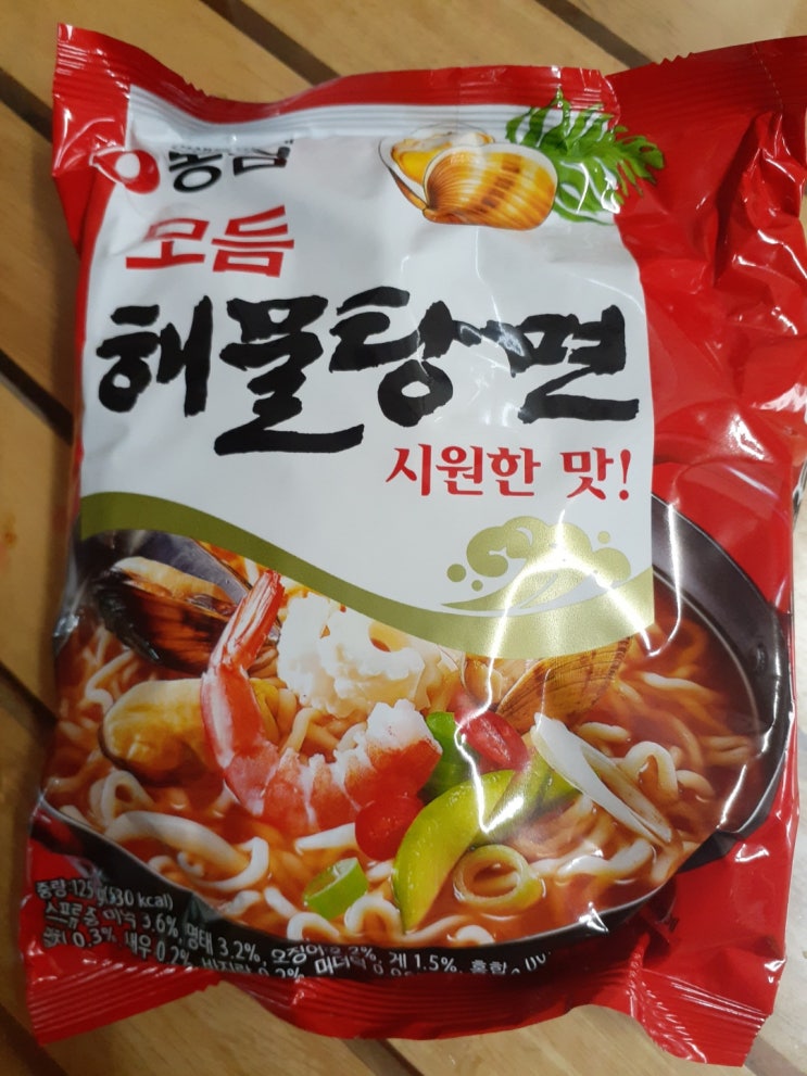  농심 모듬 해물탕면 시원한맛 제품 리뷰 및 라면 맛있게 끓이는법