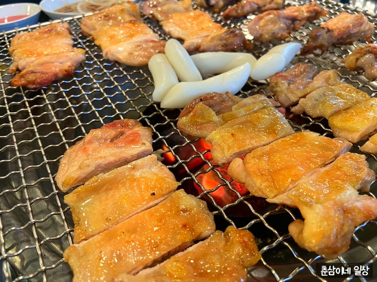 김가네숯불닭갈비 초벌구이 된 처인구닭갈비맛집
