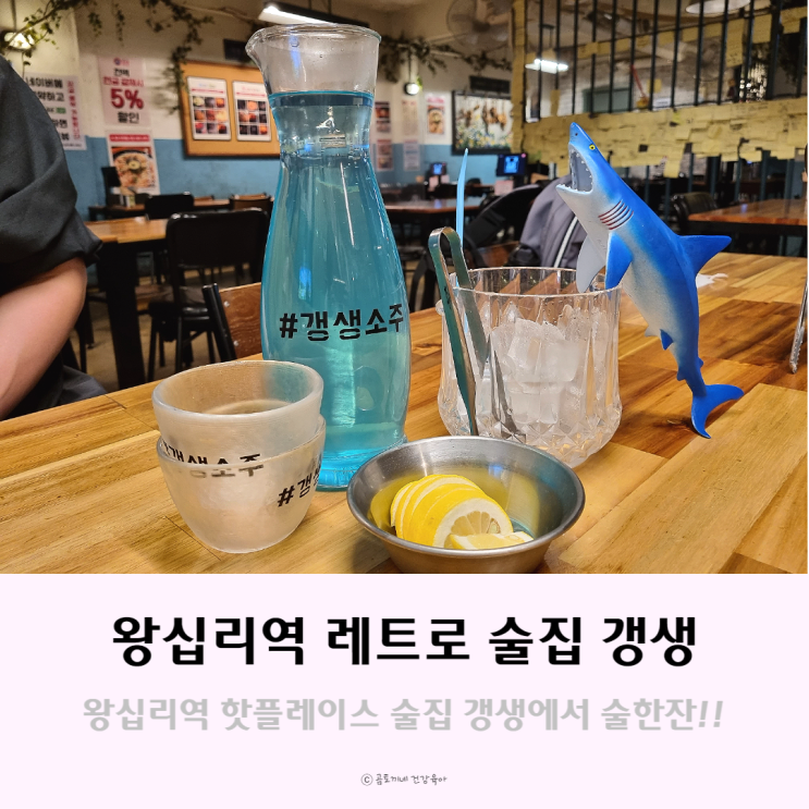 왕십리역 술집, 핫플 느낌 솔솔나는 갱생 한양대 맛집 인정!