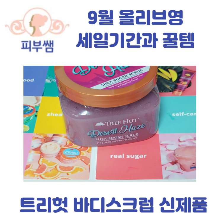 9월 올리브영 세일기간 꿀템 트리헛 바디스크럽 신제품