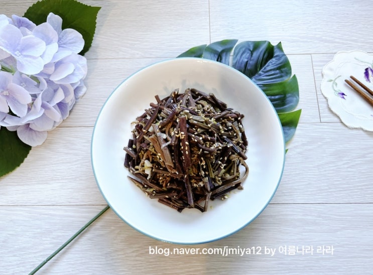 고사리나물볶음 명절나물 추석음식 고사리볶음 만드는 법