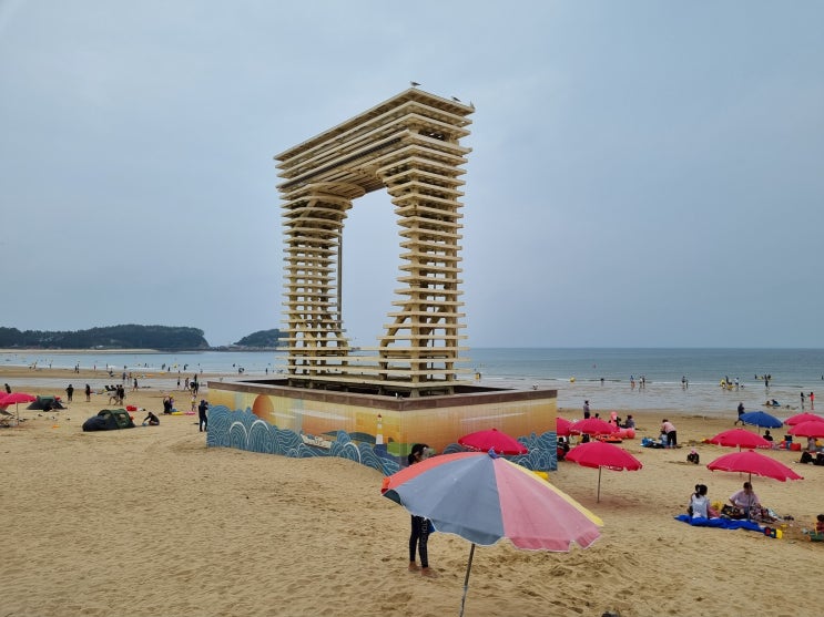  [여행] 만리포 해수욕장_기대보다 더 좋은 해수욕장 (w.행담도 휴게소)