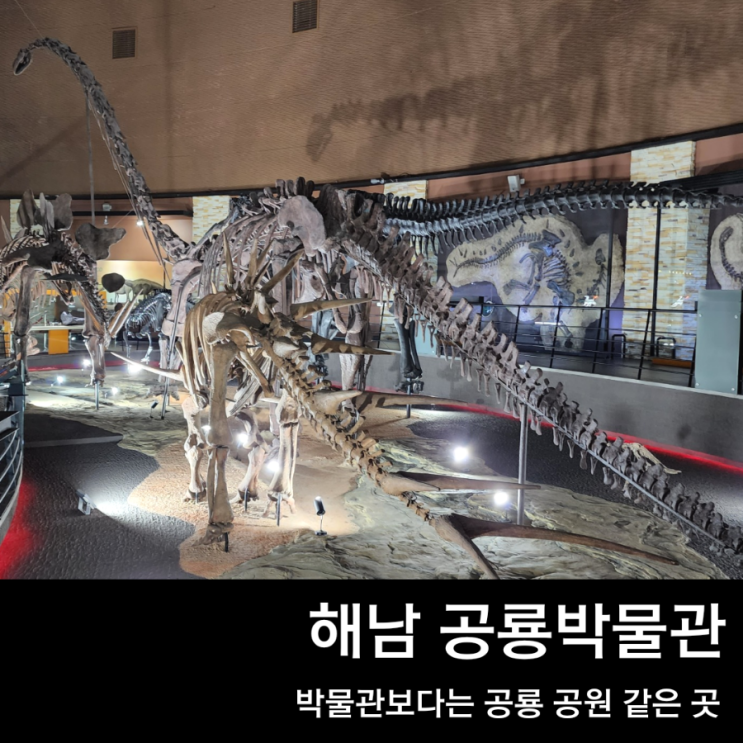 해남 공룡박물관, 아쉬운 점 많았어요.