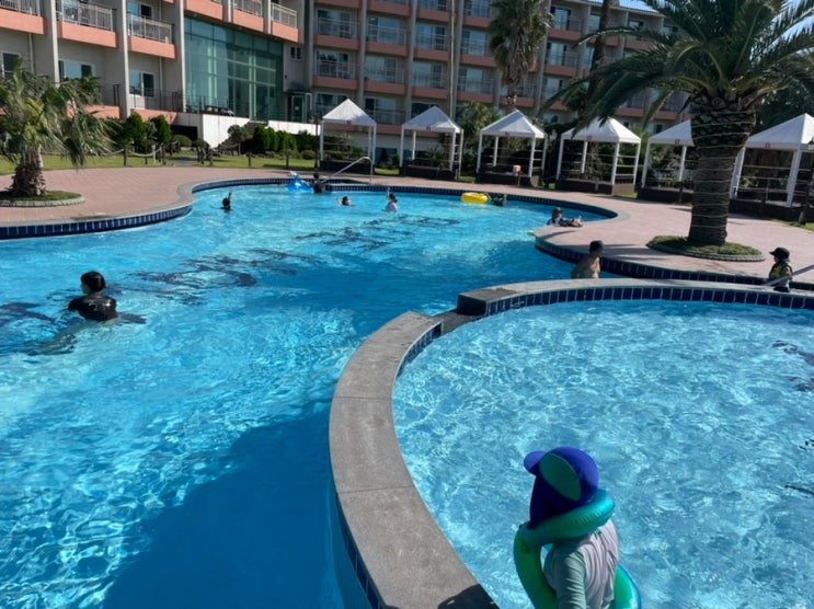  제주도 가성비숙소 금능해수욕장 블루하와이 리조트