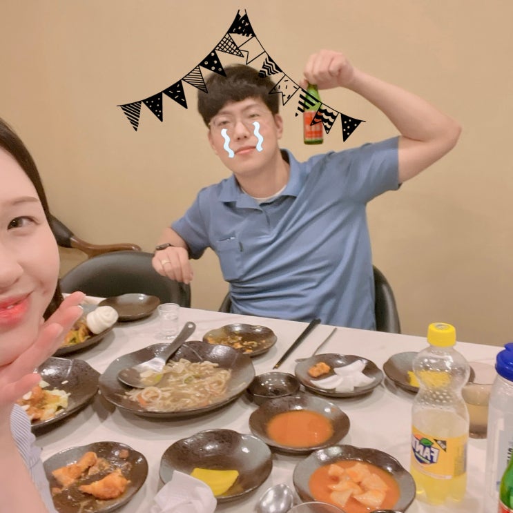 [술기로운 생활] 진주 평거동맛집 만리장성 코스 A 이과두주