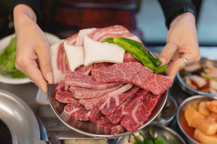  문래동 한우 맛집 값진식육 육즙가득 숙성 고기를 맛 볼 수 있는곳