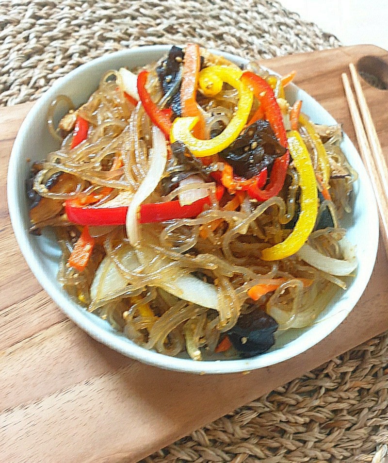 간단한 파프리카 버섯잡채 만드는법