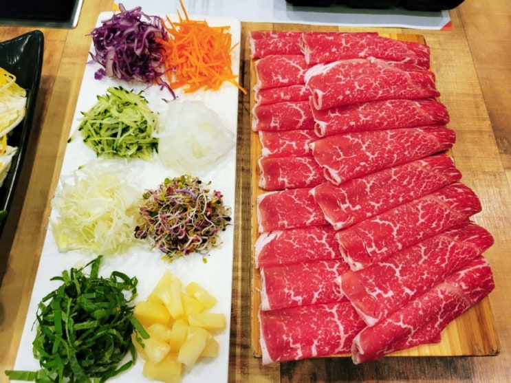  센텀시티 벡스코 맛집 샤브막심 소고기 샤브샤브 월남쌈 세트 추천 @센텀스퀘어