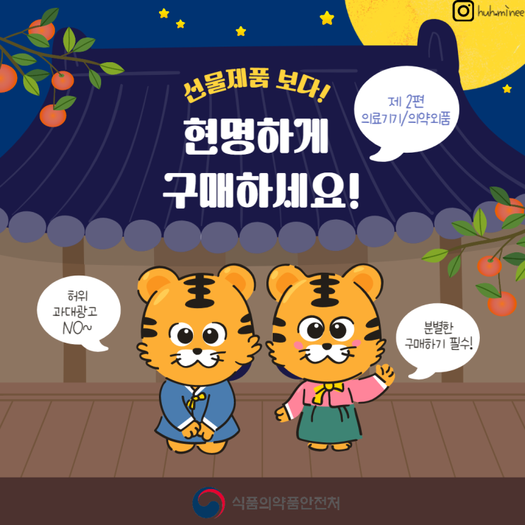  [식약처 온라인 시민감시단 2기] 추석 선물제품! 현명하게 구매해요(Feat. 제2편 의료기기 및 의약외품편)