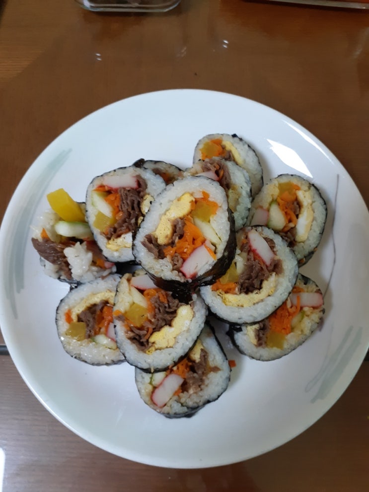  소고기오이김밥