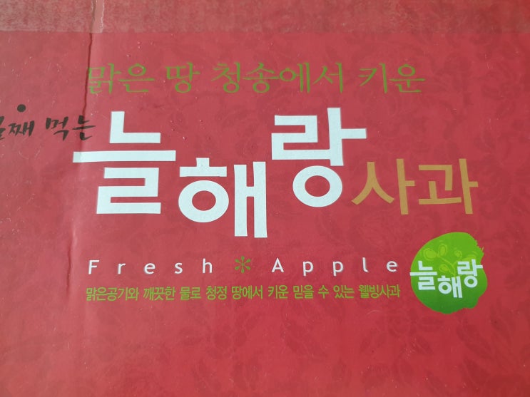 [추석 선물] 껍질째 먹는 청송 늘해랑 사과