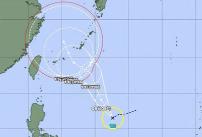 힌남노 다음 또 다른 태풍 무이파 상륙할 수도 있다... 일본 오키나와 제12호 무이파 발생했다
