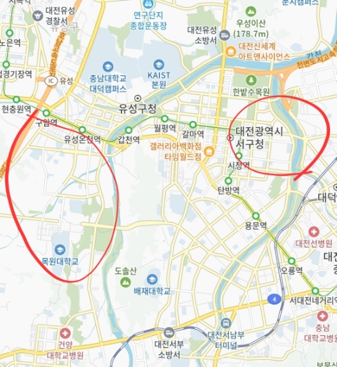 나혼자산다 박세리 집이 위치한 대전 도안신도시