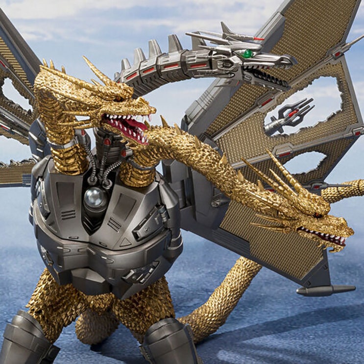  몬스터아츠 S.H.MonsterArts 고질라 vs 킹기도라 메카 킹기도라 신주쿠 결전 사양 피규어