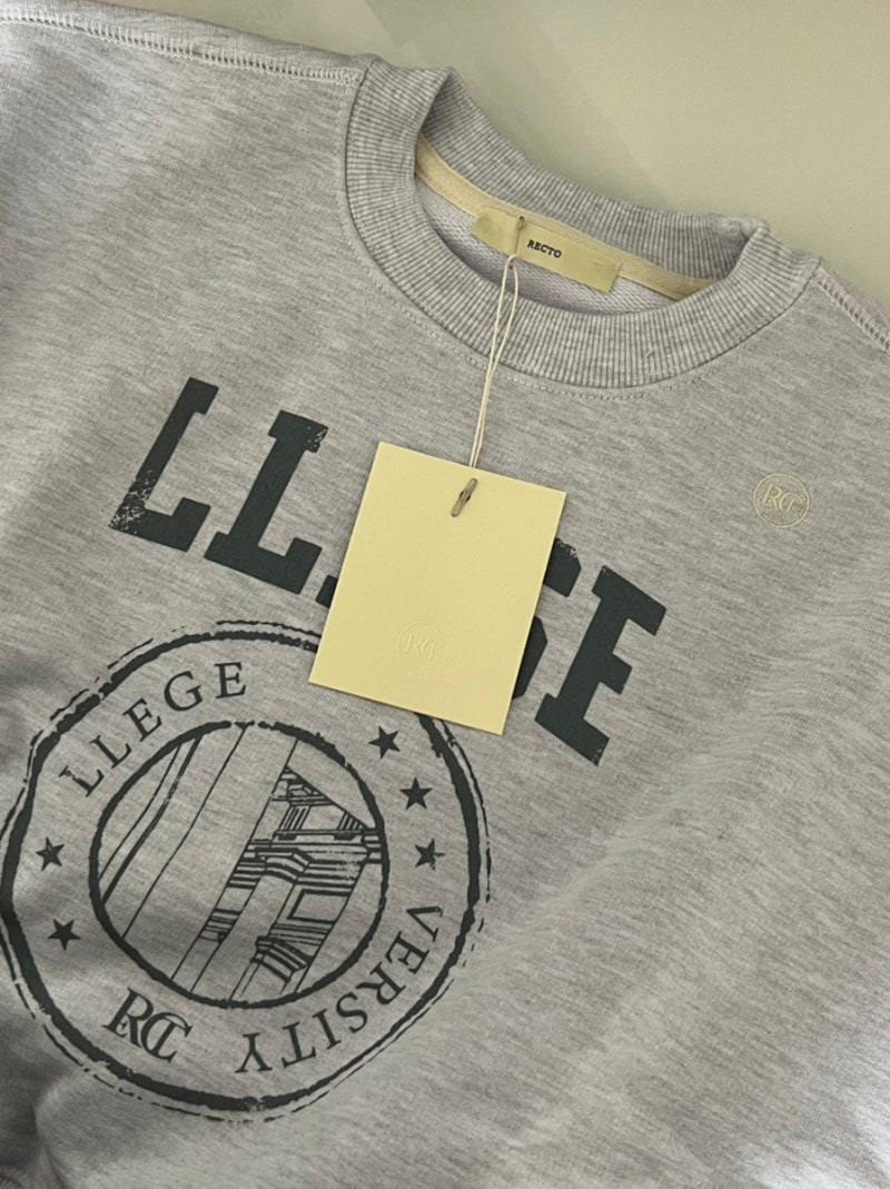 RECTO 렉토 맨투맨 :: LEEGE LOGO SWEATSHIRT 후기 / 여자 가을 맨투맨